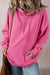 Bonbon Fleece Lined Drawstring Hoodie with Kangaroo Pocket