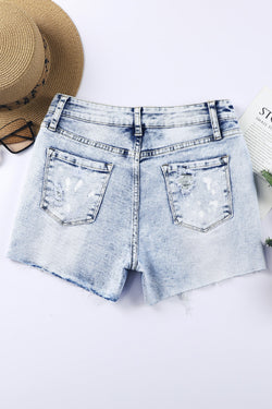 Whiteen jeans lukewarm effect Blue sky effect