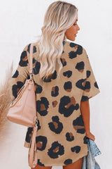 Boyfriend leopard print t-shirt