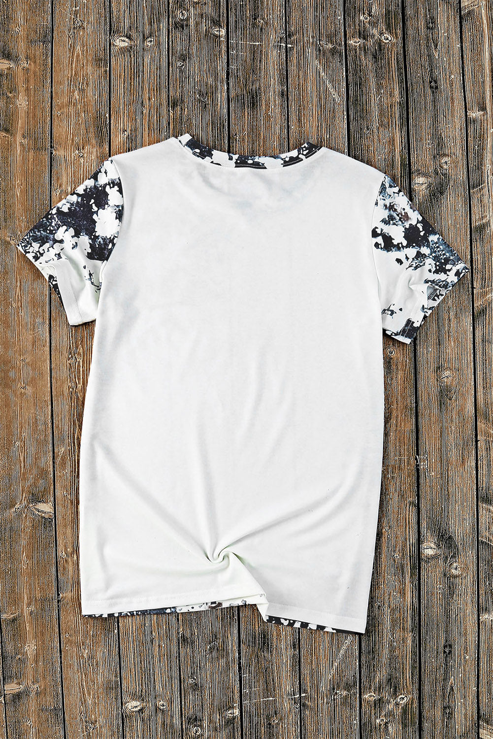 Western gray-fashioned whiten t-shirt