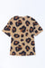 Camiseta de estampado de leopardo de novio