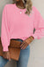 Long sleeve top and round neck *