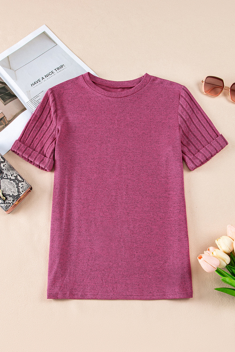 Round neck t-shirt *