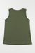 Half-Bouton green tank top *