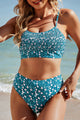 Bikini Mignon Smo Smoked con estampado floral azul