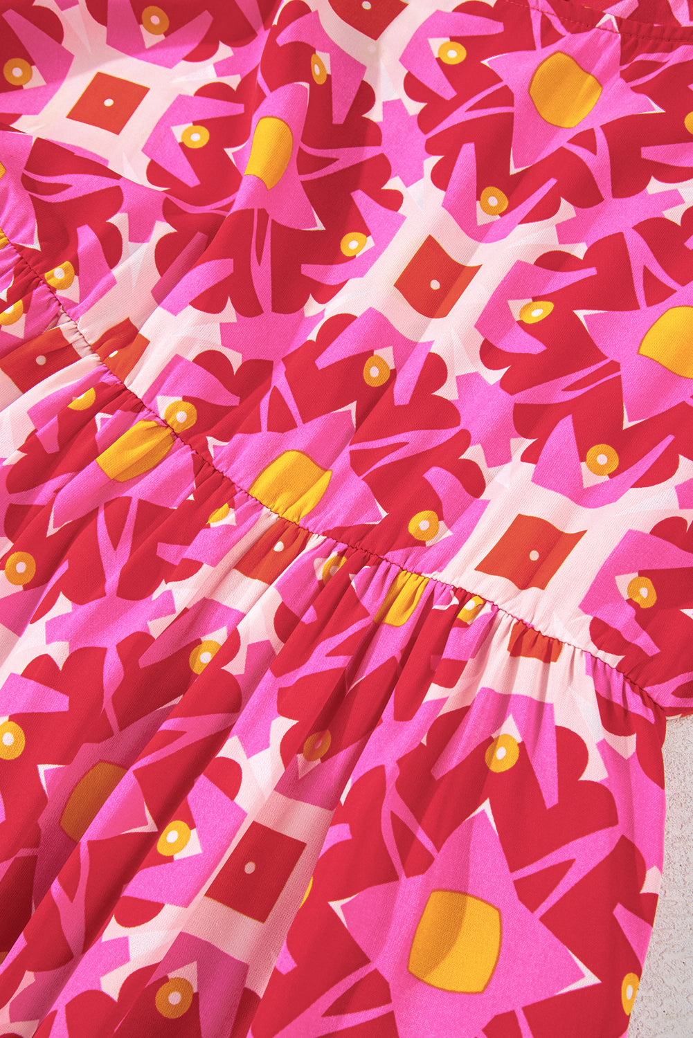 Long-sleeved mini-robe *