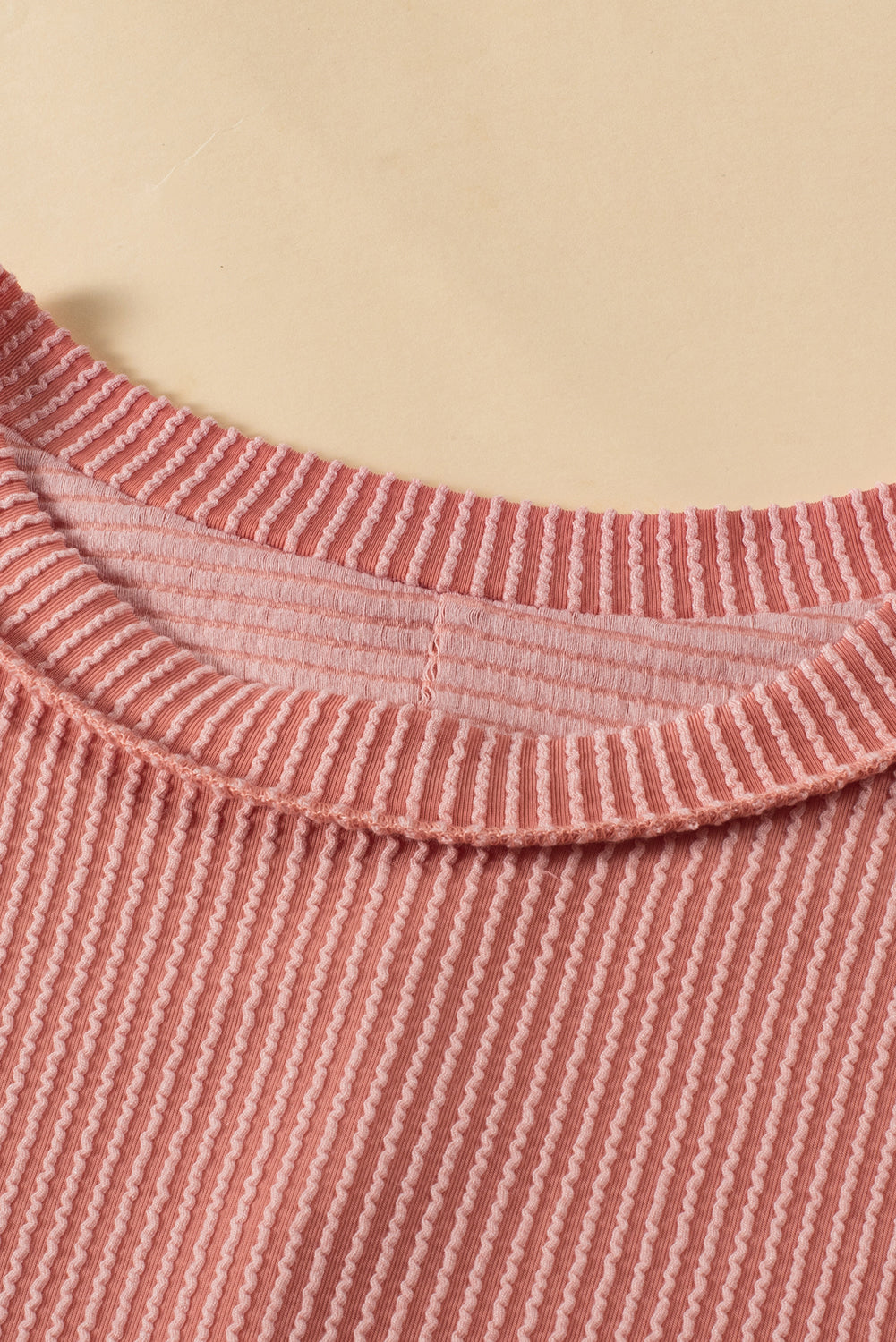 T-shirt with tight-shaped neck *