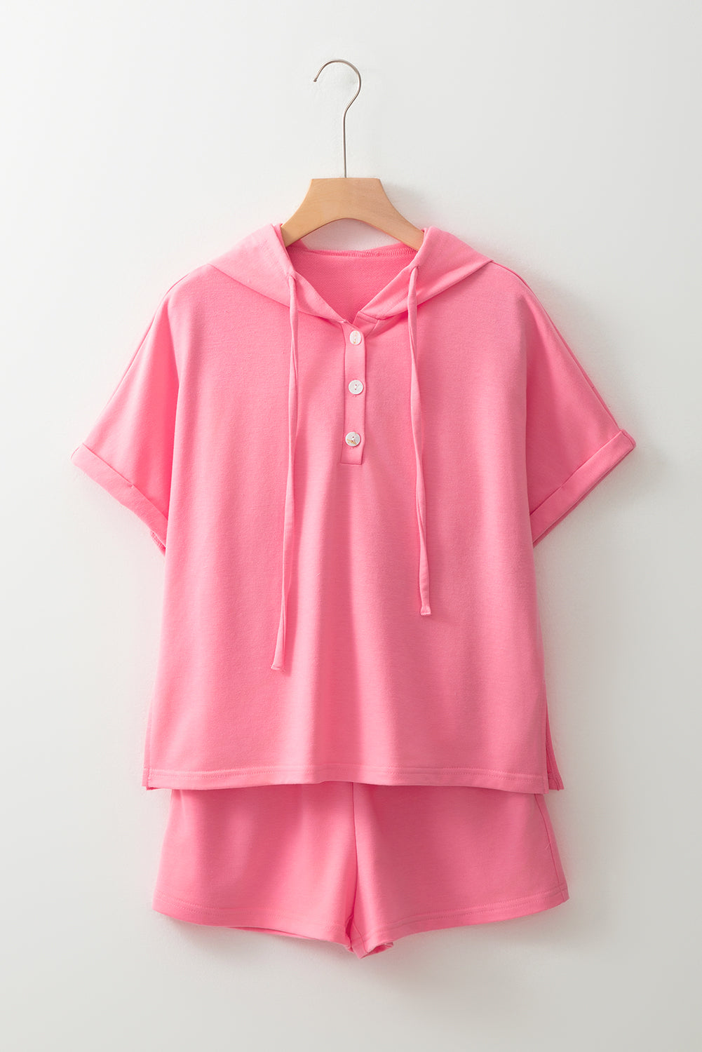 Ensemble haut et short Henley à capuche *-A WOMAN WE LOVE