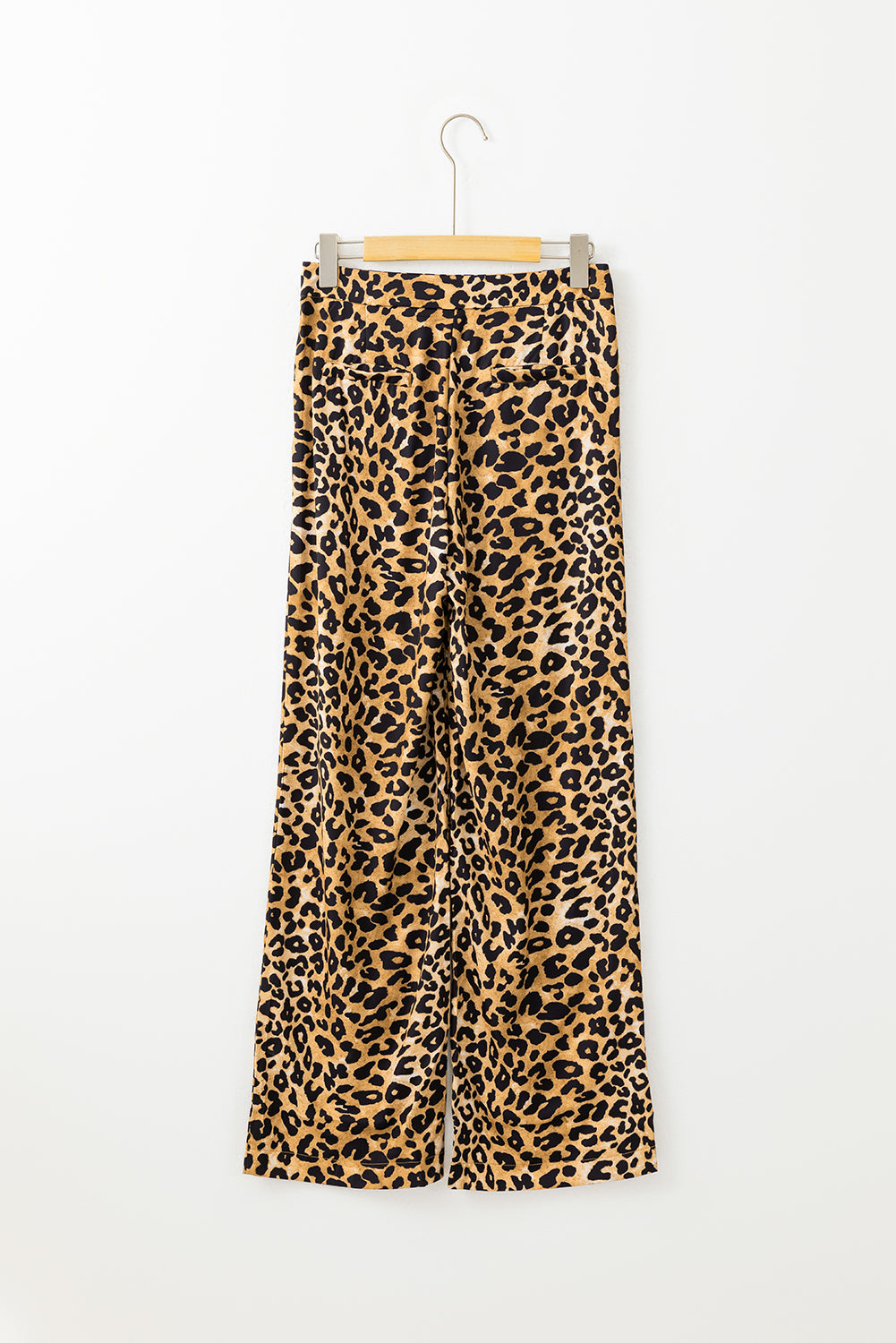 Leopard Animal Print Wide Leg Pants