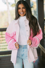 Chaqueta de terciopelo de Côte con costuras de delicadeza de Bicolores expuestas