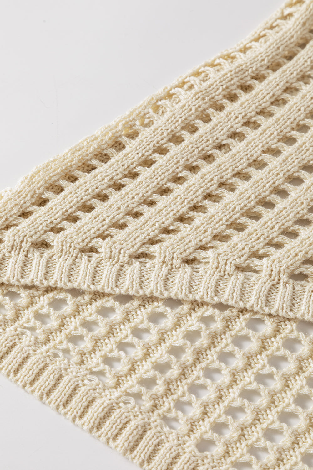 BEIGE PAUTELLE Detail Couleur de couleur Souleuse en tricot