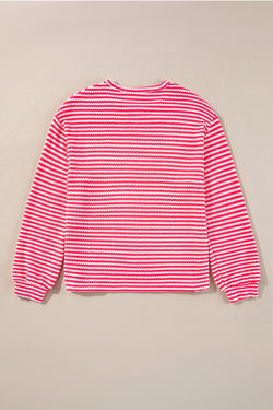 Long sleeve top and round neck *