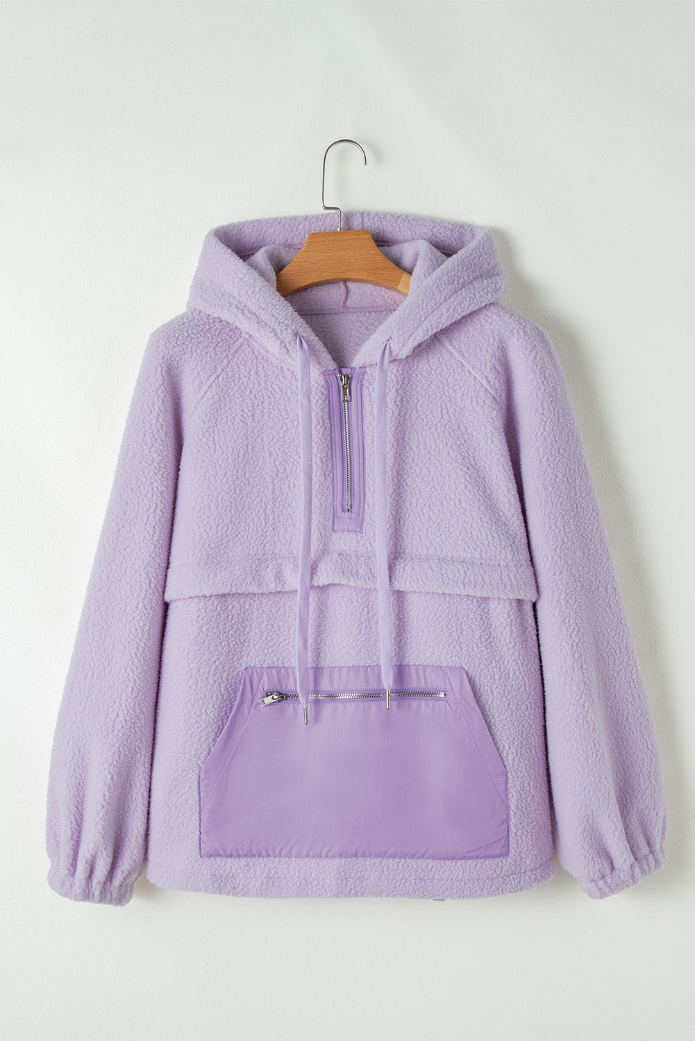 Sudadera con capucha de frutas con bolsillo colado y cordón de apriete liberable