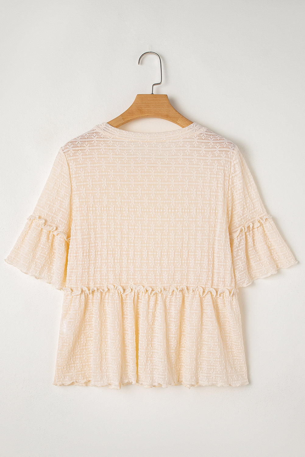 Chemisier beige à manches courtes *-A WOMAN WE LOVE