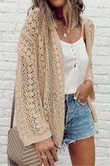 Cardigan ouvert sur le devant en tricot *-A WOMAN WE LOVE
