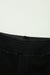 Black Solid Color High Waist Stretch Slim Jeggings