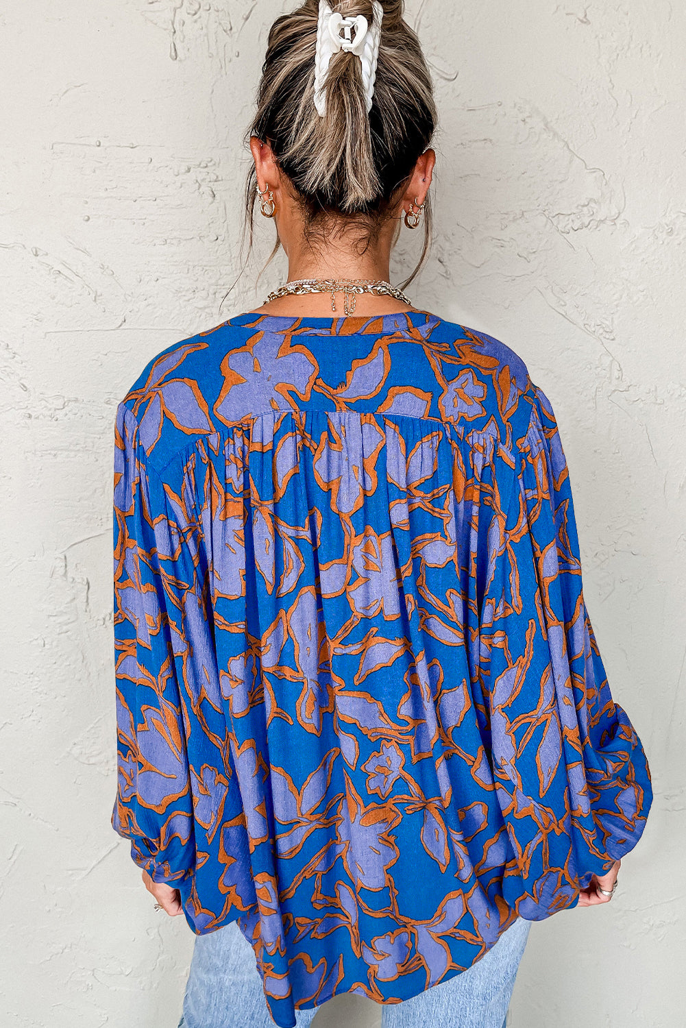 Chemise ample boutonnée à manches chauve-souris *-A WOMAN WE LOVE