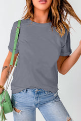Uneed gray round neck t-shirt