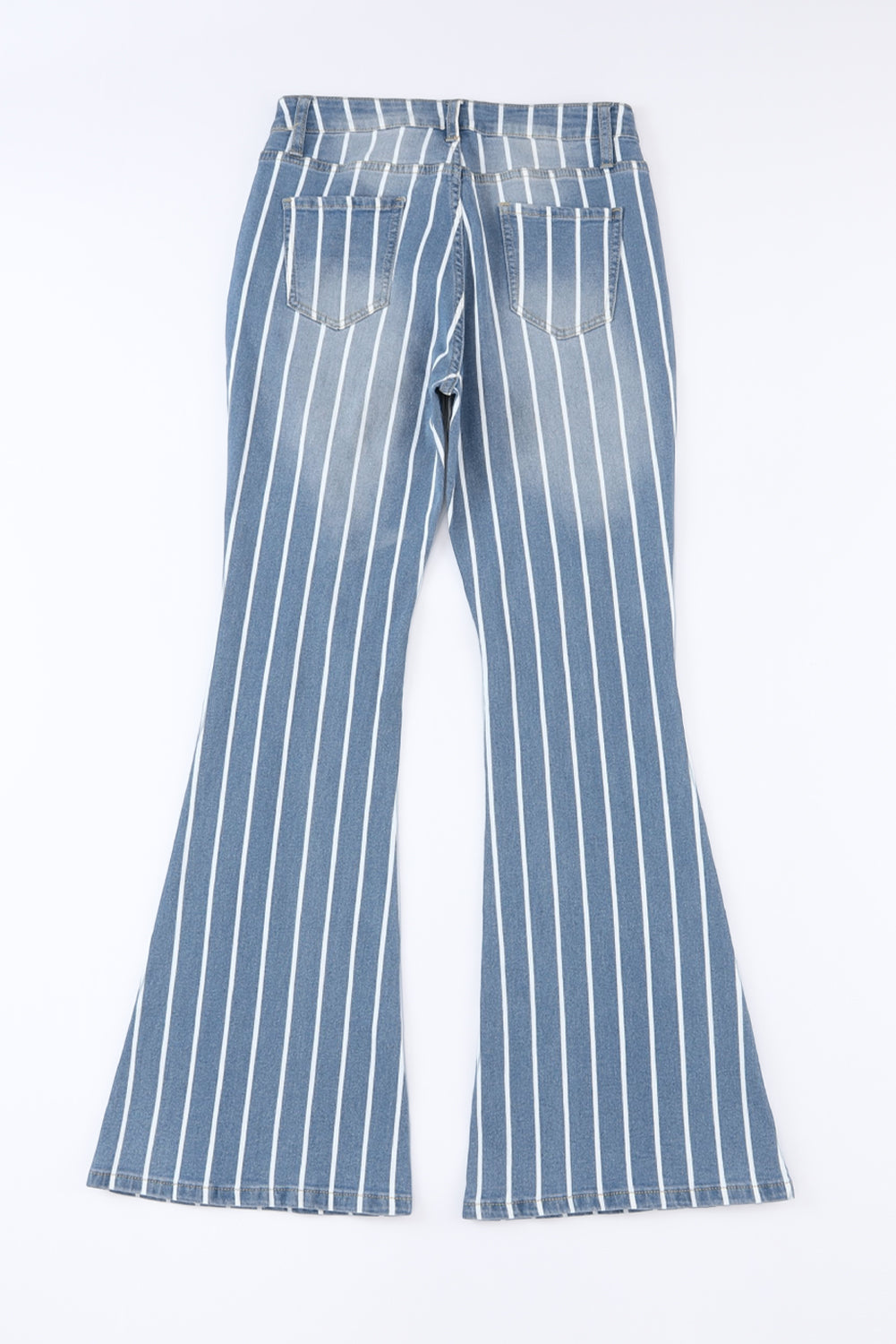 Jeans a strisce verticali a strisce verticali