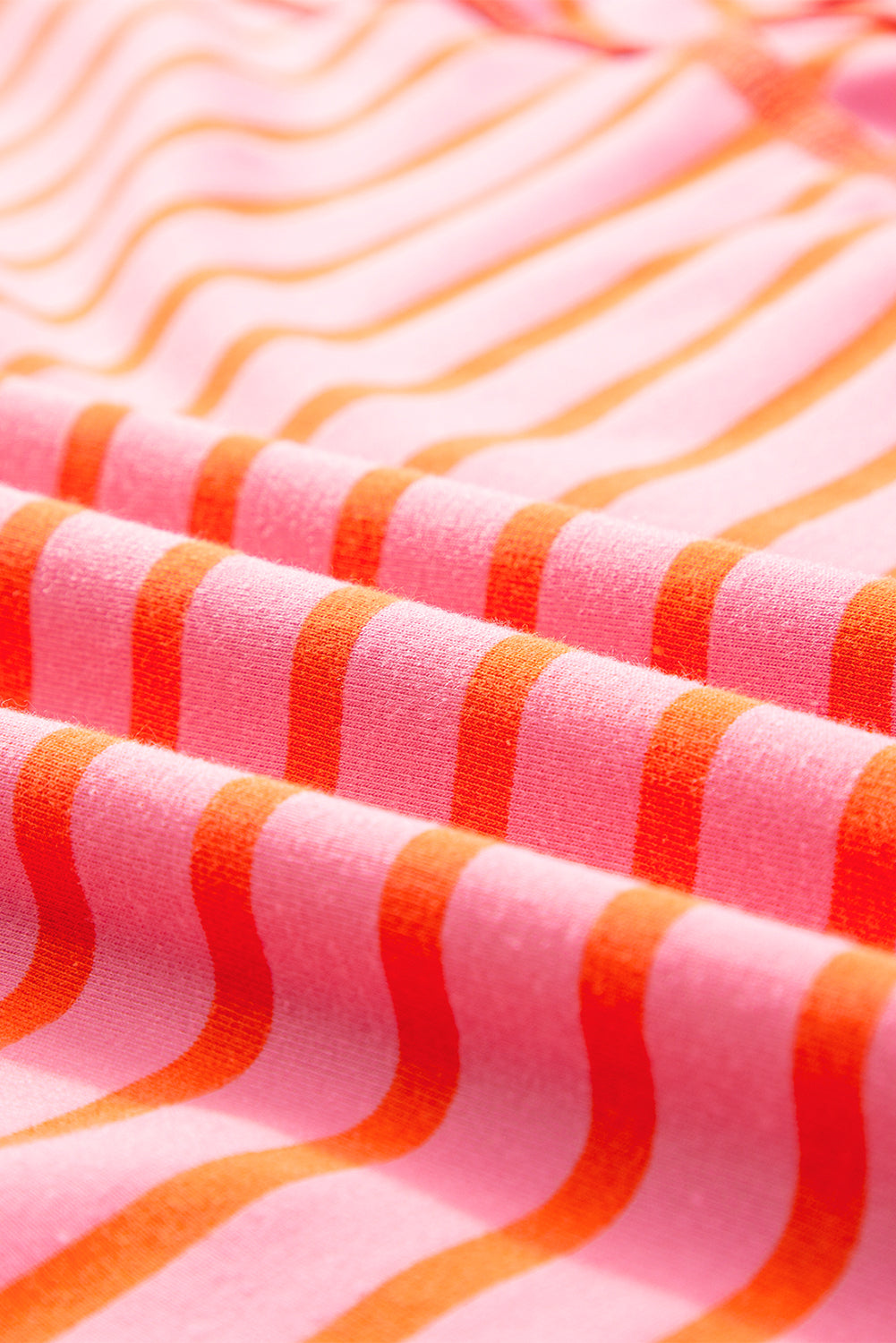 Ugly multicolored t-shirt with contrasting edge and apparent seams
