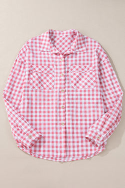 Chemise à col boutonné et poches poitrine *