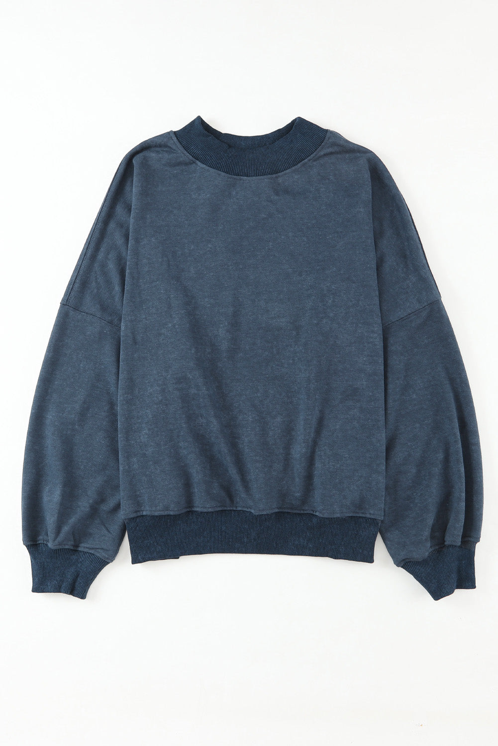 Sky Blue Drop Bounter Crew Neck Pullover Sweethirt