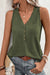 Half-Bouton green tank top *