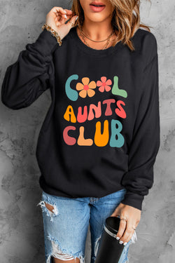 Sweat-shirt Black Floral Cool tantes *