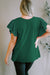 High green with large floating sleeves