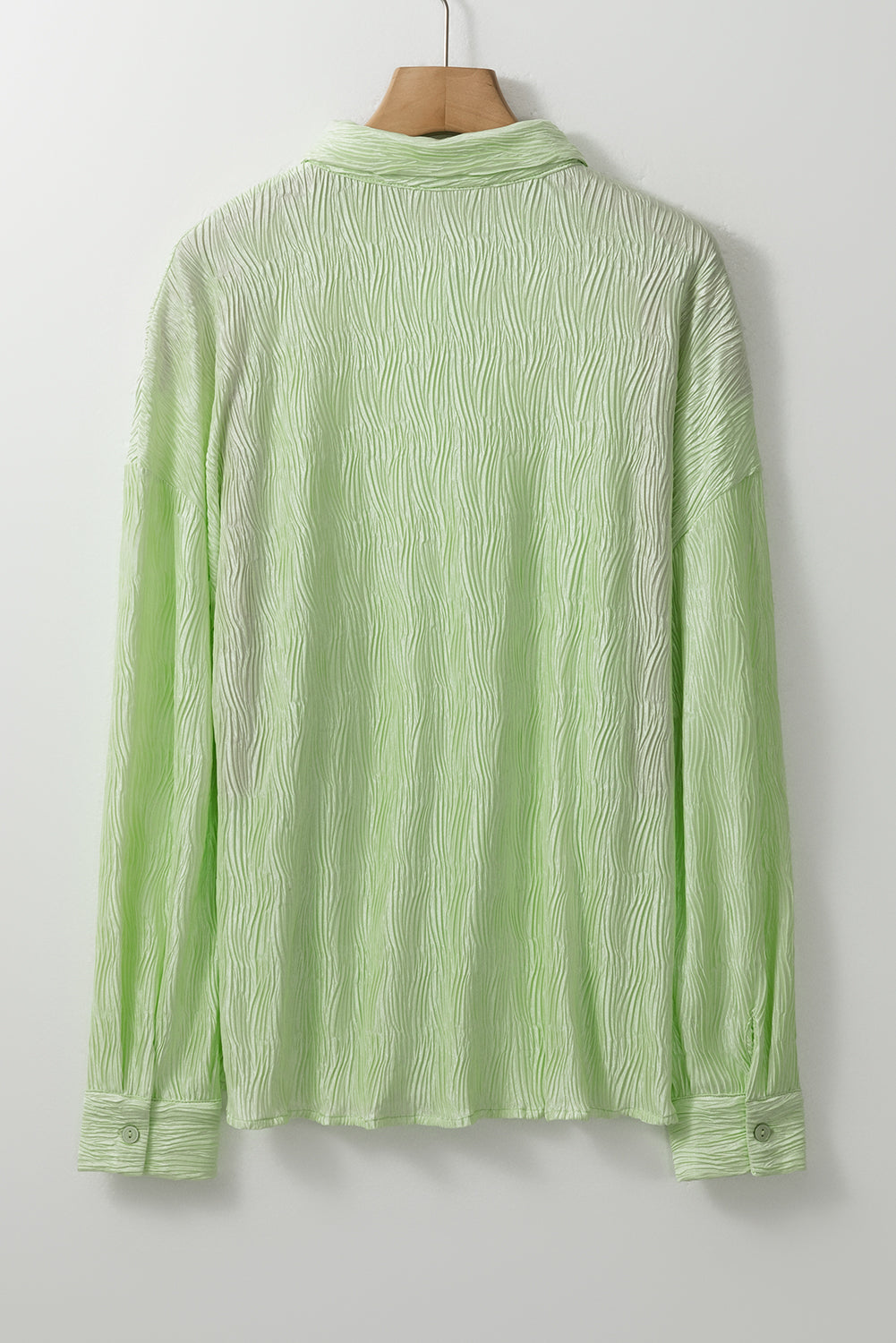 Laurel Green strukturierte Seite Split Casual Shirt