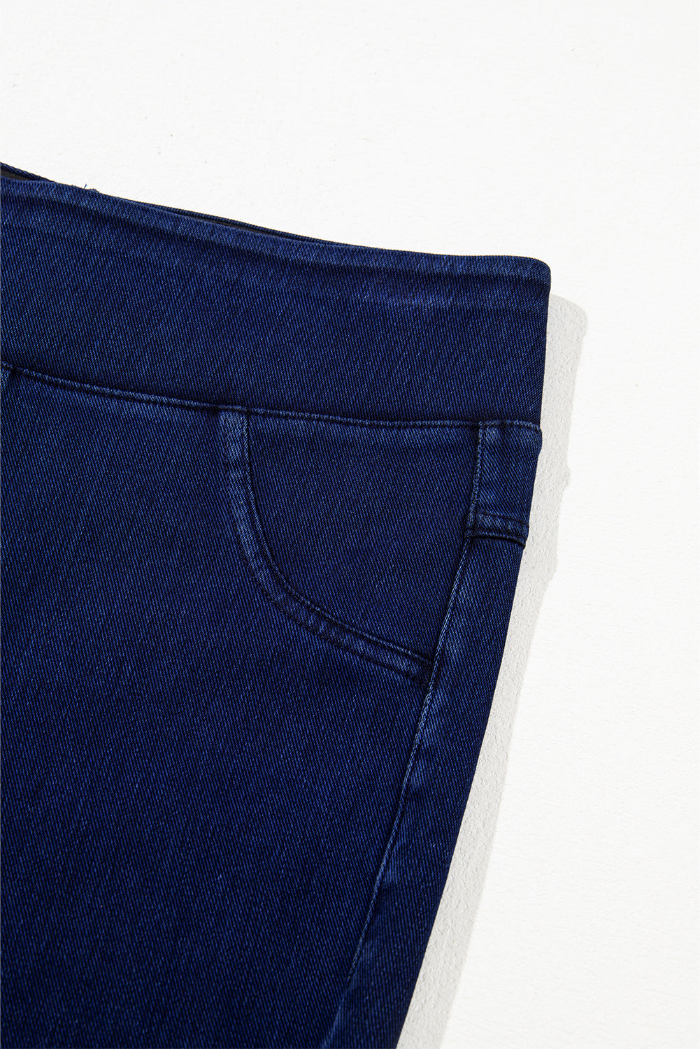 Ashleigh Blue Solid Color High Waist Stretch Slim Jeggings