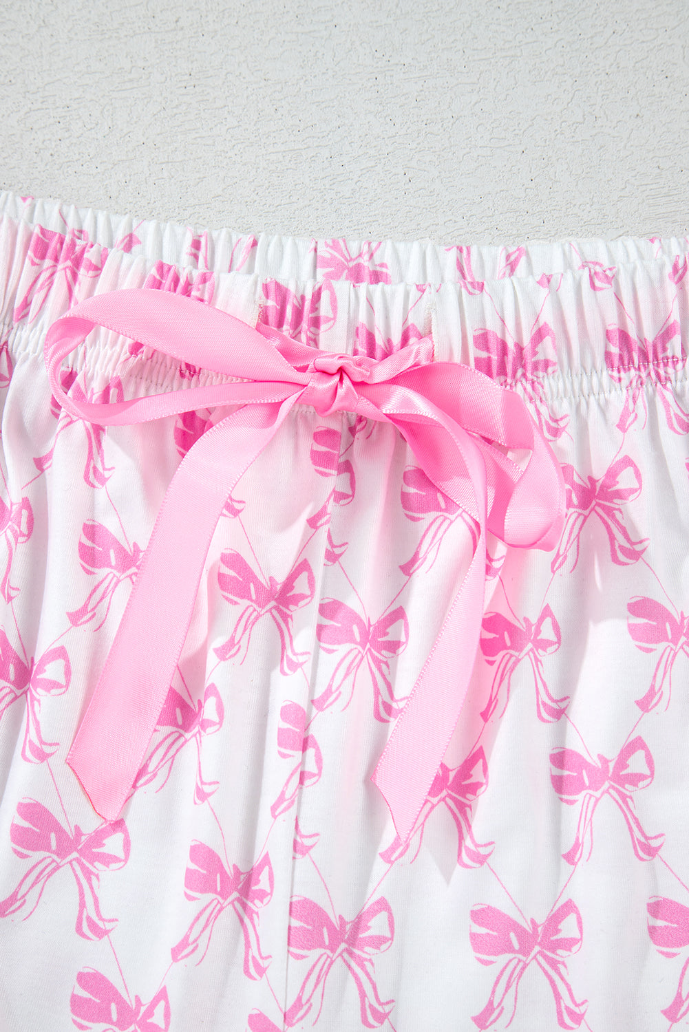 Ensemble pyjama rose imprimé nœud papillon *-A WOMAN WE LOVE