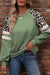 Color Block Sweet with Raglan Sleeve *