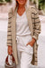 Cardigan open to black stripes *