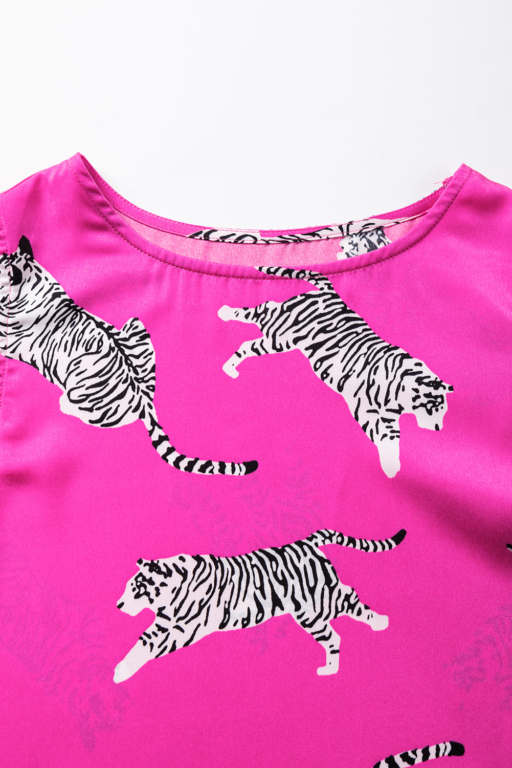 Rose Tiger Tiger Flutter Maniche Clew Blouse