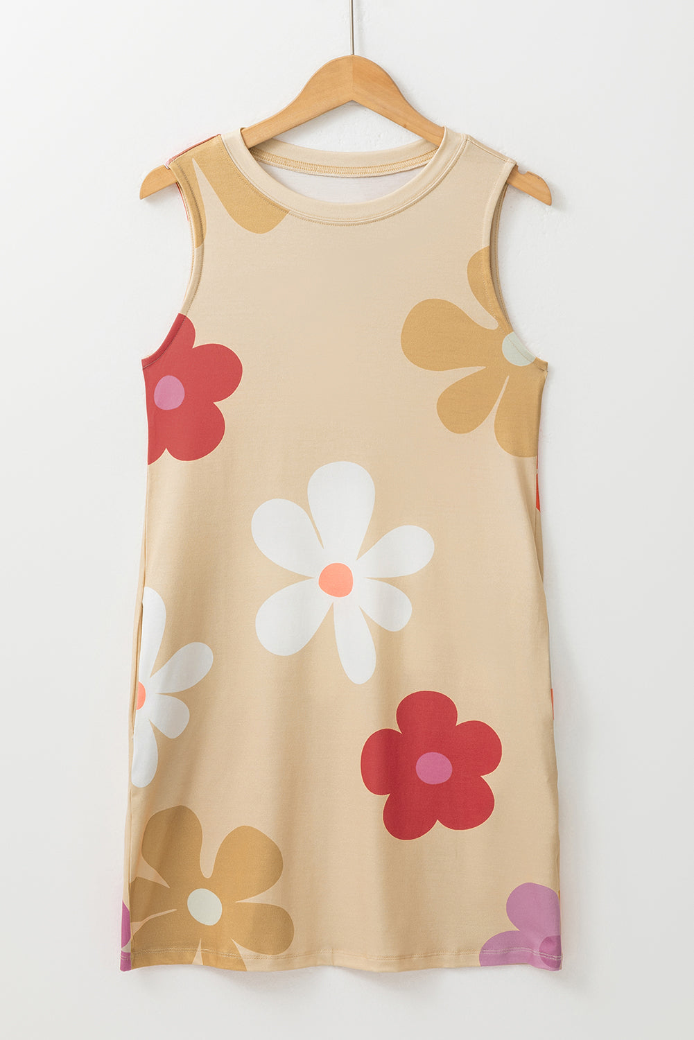 Abricot Daisy Flower Print Tank Robe