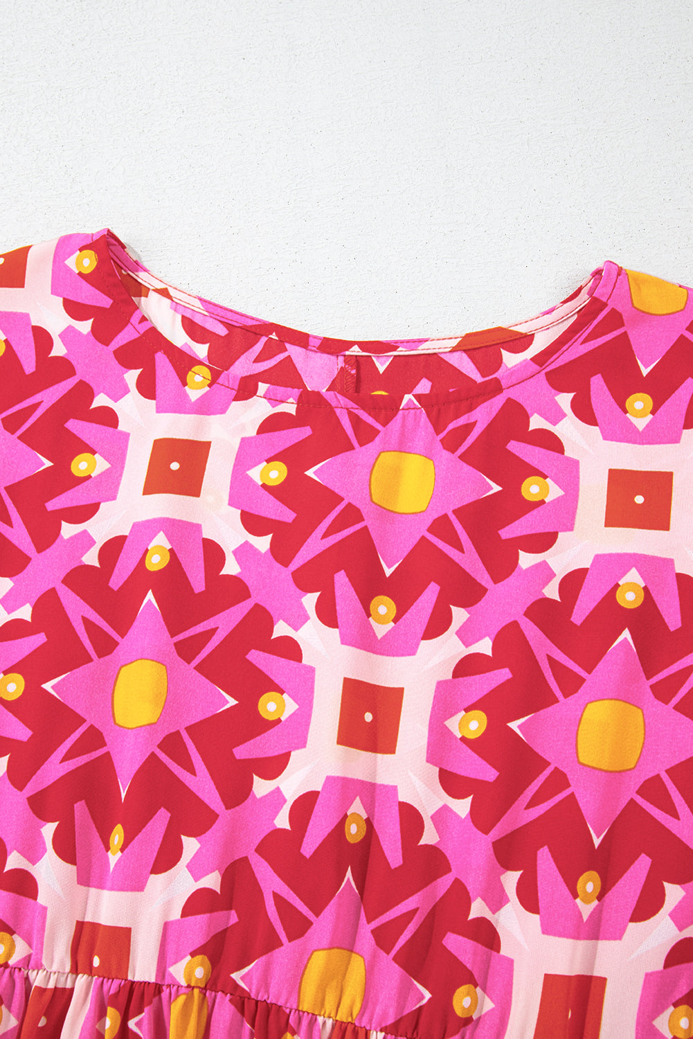Long-sleeved mini-robe *