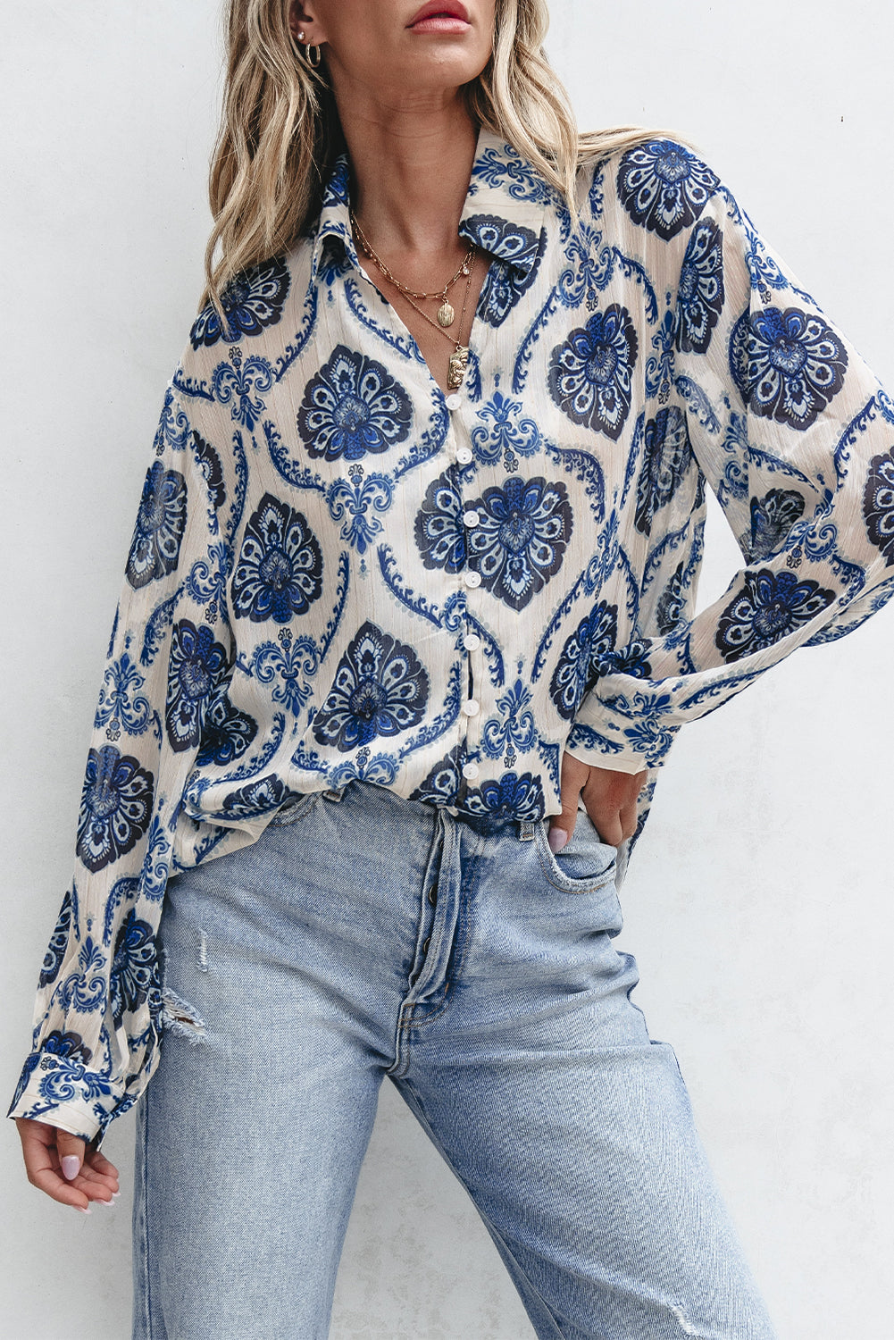 Chemise ample boutonnée sur le devant *-A WOMAN WE LOVE
