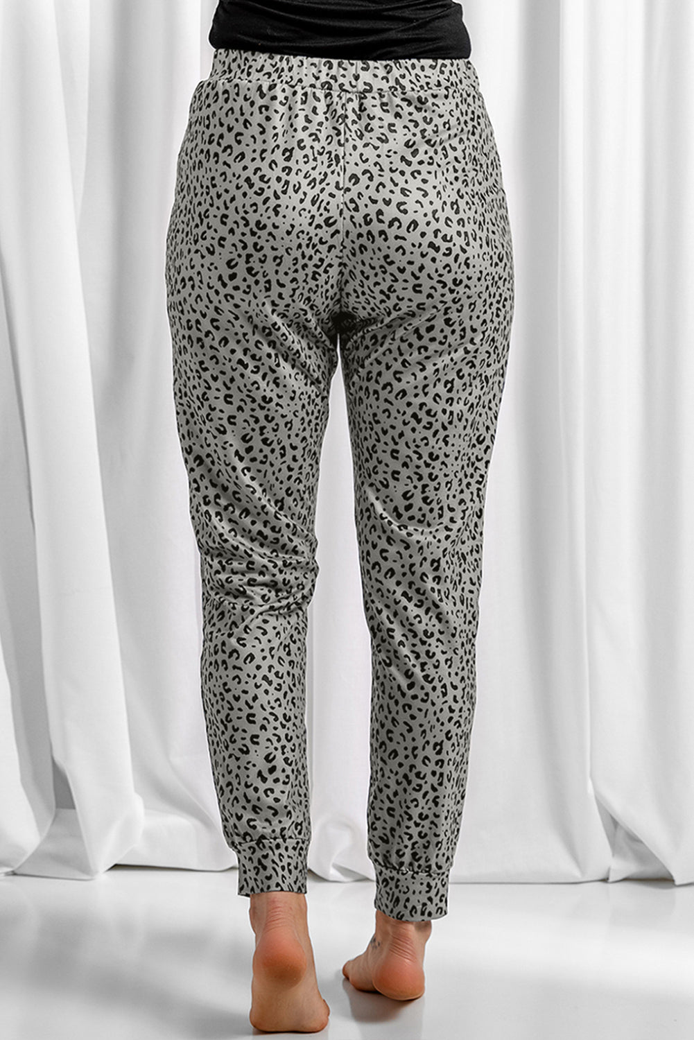 Joggers de leopardo caqui Breezy