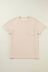 Ample cutting t-shirt with pockets *