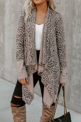 Cardigan léopard ouvert sur le devant-A WOMAN WE LOVE