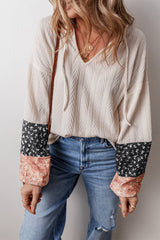 Chemisier beige avec cordon de serrage *-A WOMAN WE LOVE