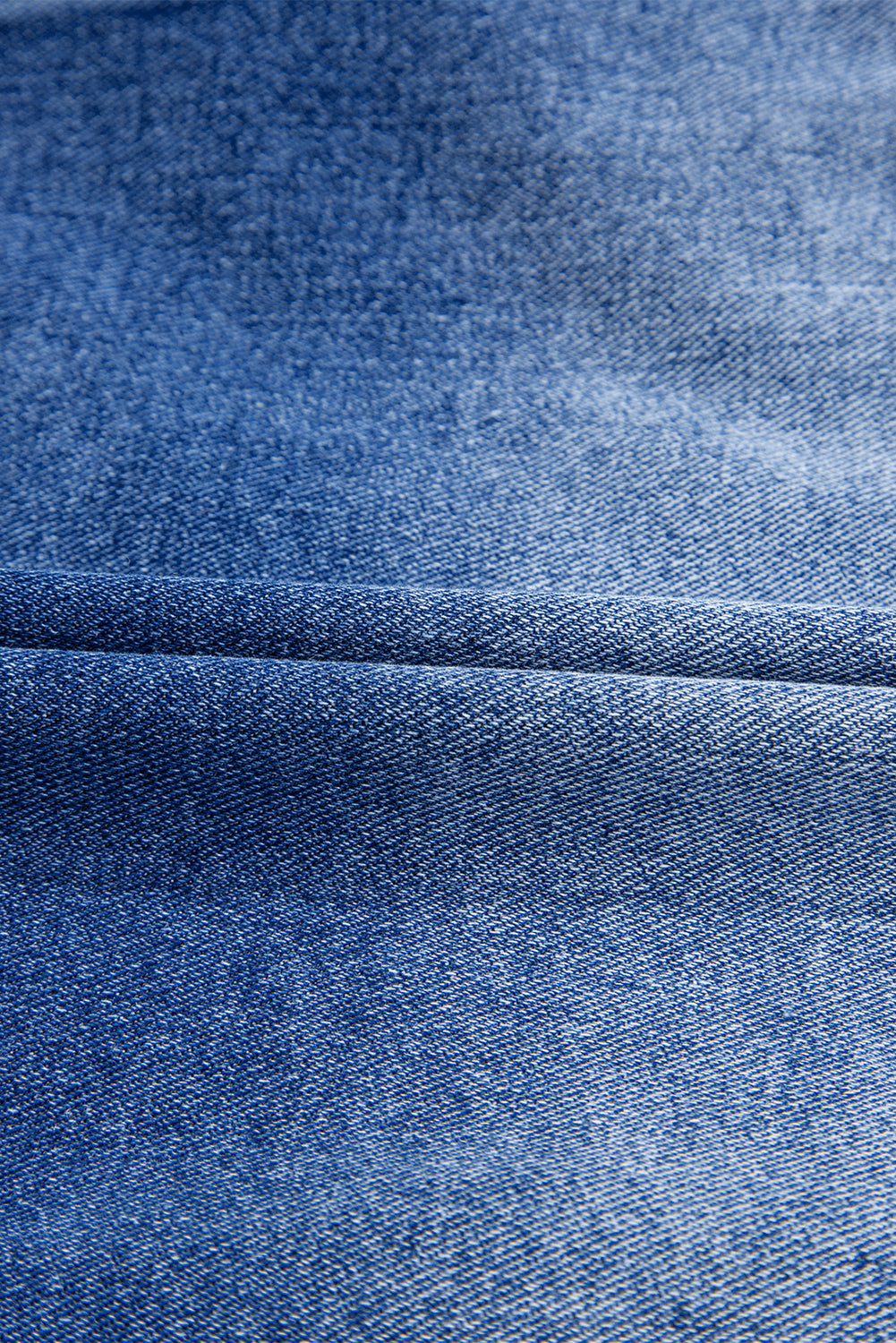 Short -sleeved denim jacket *