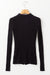 Cardigan pull coupe slim à col en tricot côtelé noir