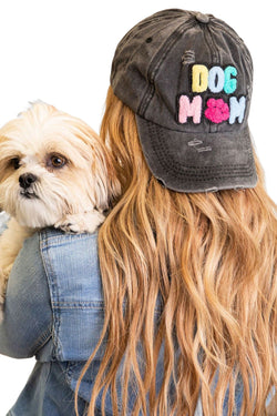 Casquette de baseball noire DOG MAMA