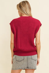 Racing Red Game Day Rugby Football Season Pull Vest
