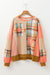 Multicolor knitted knitted checkered multicolor sweatshirt *