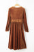 Midi Midi Camel trabaja bien a lo alto Take to High y Smockeed to V -Collar