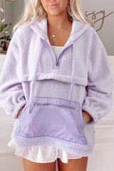 Sudadera con capucha de frutas con bolsillo colado y cordón de apriete liberable