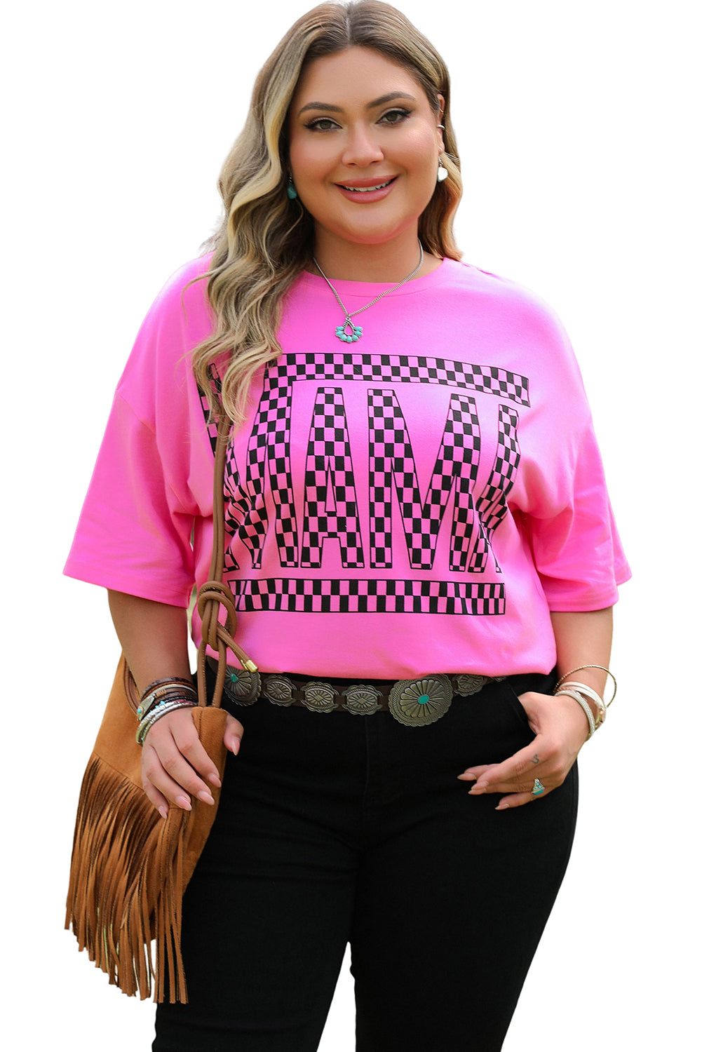 Camiseta grande de tamaño de mamá *